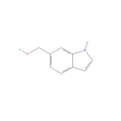 Chemical structure of 6-Hydroxymethylindole