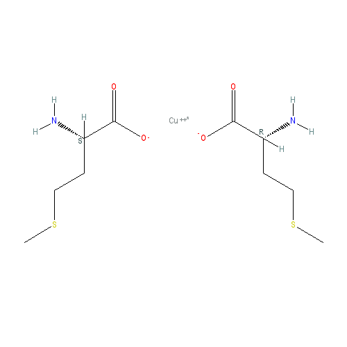 Chemical structure of (1-carboxy-3-methylsulfanylpropyl)azanide