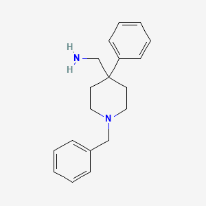 Chemical structure of (1-Benzyl-4-phenylpiperidin-4-yl)methanamine
