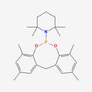 Chemical structure of (11bR)-N,N-Dipropyl-dinaphtho[2,1-d:1',2'-f][1,3,2]dioxaphosphepin-4-amine
