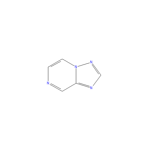 Chemical structure of (1,2,4)Triazolo(1,5-a)pyrazine