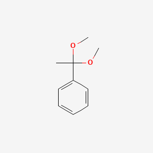 Chemical structure of (1,1-Dimethoxyethyl)benzene