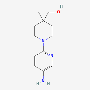 Chemical structure of (1-(5-aminopyridin-2-yl)-4-methylpiperidin-4-yl)methanol