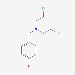 Chemical structure of (1-(4-chloro-2-fluorophenyl)cyclobutyl)methanamine hydrochloride