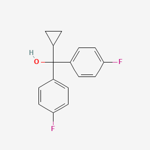 Chemical structure of (1-([1,1'-biphenyl]-2-yl)-2,2-difluorocyclopropyl)methanol