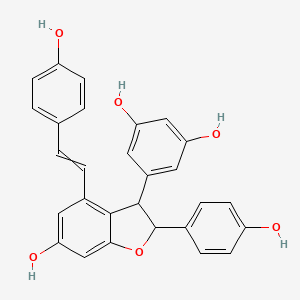 Chemical structure of (±)-ε-Viniferin