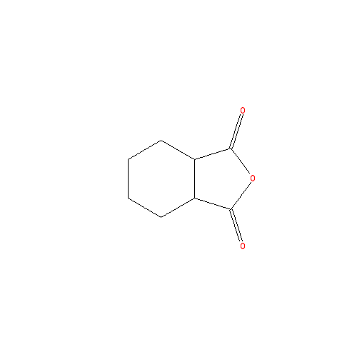 Chemical structure of Hexahydrophthalic anhydride