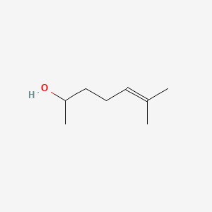 Chemical structure of 6-Methyl-5-hepten-2-ol