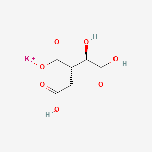 Chemical structure of L-Isocitric acid