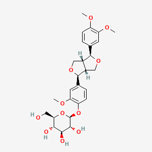Chemical structure of (+)-Phylliroside