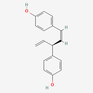 Chemical structure of (+)-Nyasol