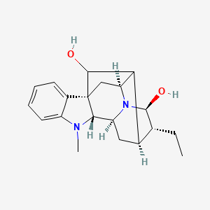 Chemical structure of Isoajmaline