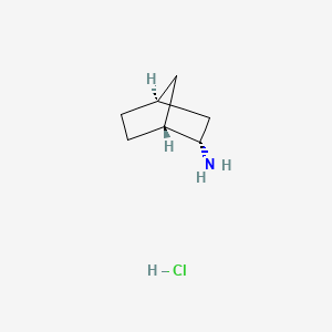 Chemical structure of (+)-endo-2-Aminonorbornane
