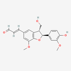 Chemical structure of (+)-Balanophonin