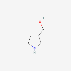 Chemical structure of (3S)-3-Pyrrolidinemethanol