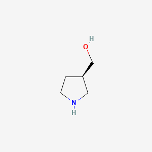 Chemical structure of D-beta-Prolinol