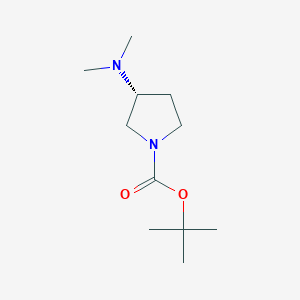 Chemical structure of (|R|)-1-BOC-3-DIMETHYLAMINOPYRROLIDINE