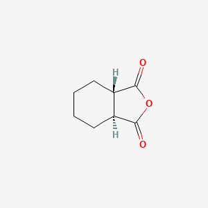 Chemical structure of (-)-trans-1,2-Cyclohexanedicarboxylic Anhydride
