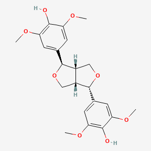Chemical structure of (-)-Episyringaresinol