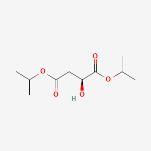 Chemical structure of (-)-Diisopropyl-L-malate