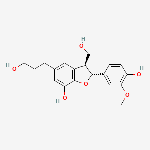 Chemical structure of (-)-Cedrusin