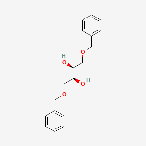 Chemical structure of (-)-1,4-Di-O-benzyl-L-threitol