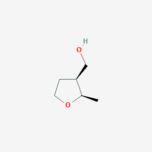 Chemical structure of cis-(2-Methyltetrahydrofuran-3-yl)methanol