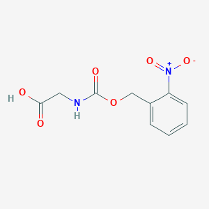 Chemical structure of (((2-Nitrobenzyl)oxy)carbonyl)glycine