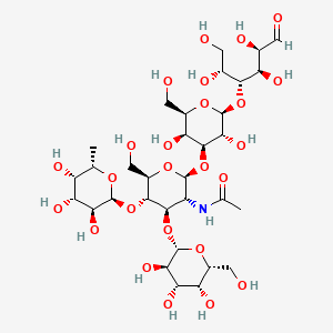 Chemical structure of LACTO-N-FUCOPENTAOSE II