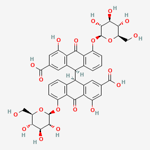 Chemical structure of Sennosides