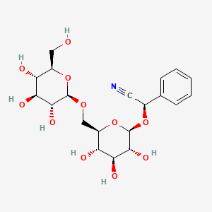 Chemical structure of Amygdalin