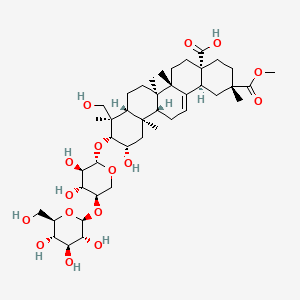 Chemical structure of EsculentosideA