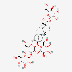 Chemical structure of Rebaudioside A