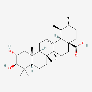 Chemical structure of Corosolic Acid