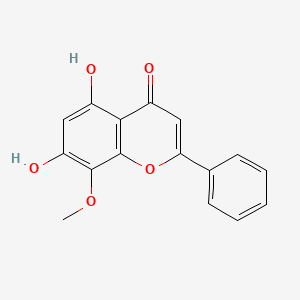 Chemical structure of Wogonin