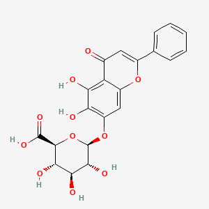 Chemical structure of Baicalin