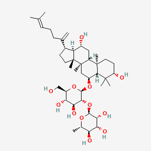 Chemical structure of Ginsenoside Rg6