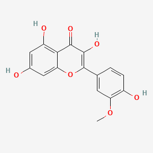 Chemical structure of Isorhamnetin