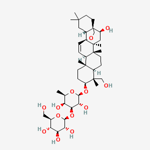 Chemical structure of Saikosaponin A