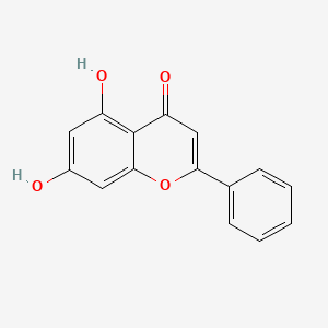 Chemical structure of Chrysin