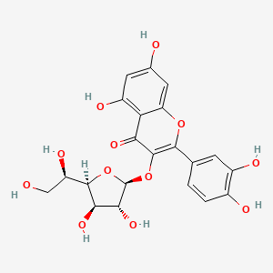 Chemical structure of Isoquercetin