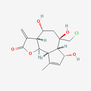 Chemical structure of Eupalinilide D