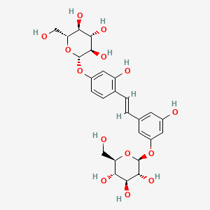 Chemical structure of Mulberroside A
