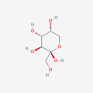Chemical structure of Fructose