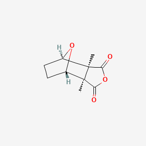 Chemical structure of Cantharidin