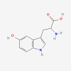 Chemical structure of 5-HTP