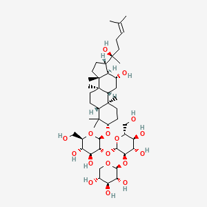 Chemical structure of Notoginsenoside Ft1