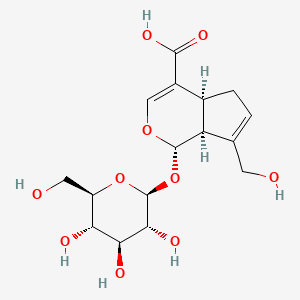 Chemical structure of Geniposidic acid