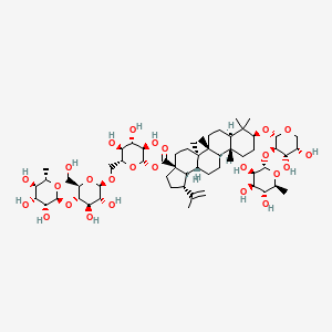 Chemical structure of Cussosaponin C