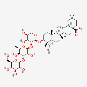 Chemical structure of Kalopanaxsaponin H